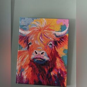 Highland Cow Stretch Canvas Diamond Art
30x40(12x16 inches)
D Rings hardware